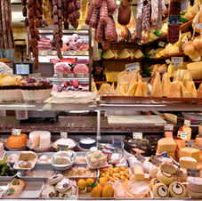 Traditional deli and sandwich shop with a variety of sandwiches and deli meats.