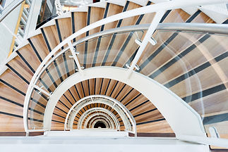 Abstract Spiral staircase
