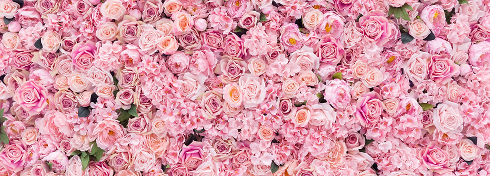 Pink Flower Wall
