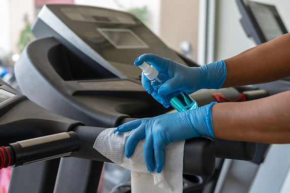 Cleaning Gym Equipment