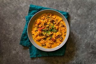 Bowl of vegetable curry