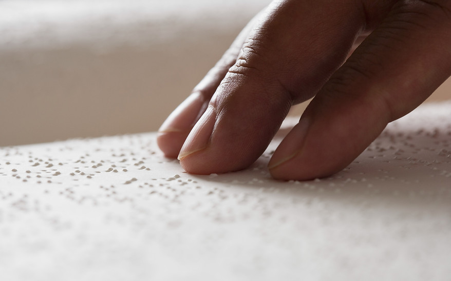 Leitura em Braille