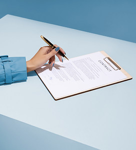 Signing a Contract