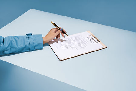 Signing a Contract