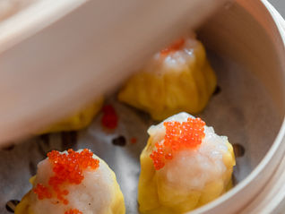 Open-Faced Steamed Pork and Prawn Shumai (Siu Mai)