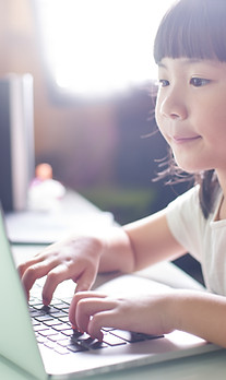 Pupil Using Laptop