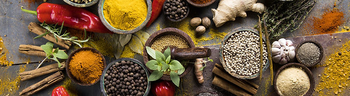 mix of spices and foods