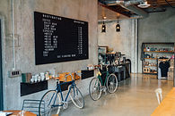 Café de la pared de concreto