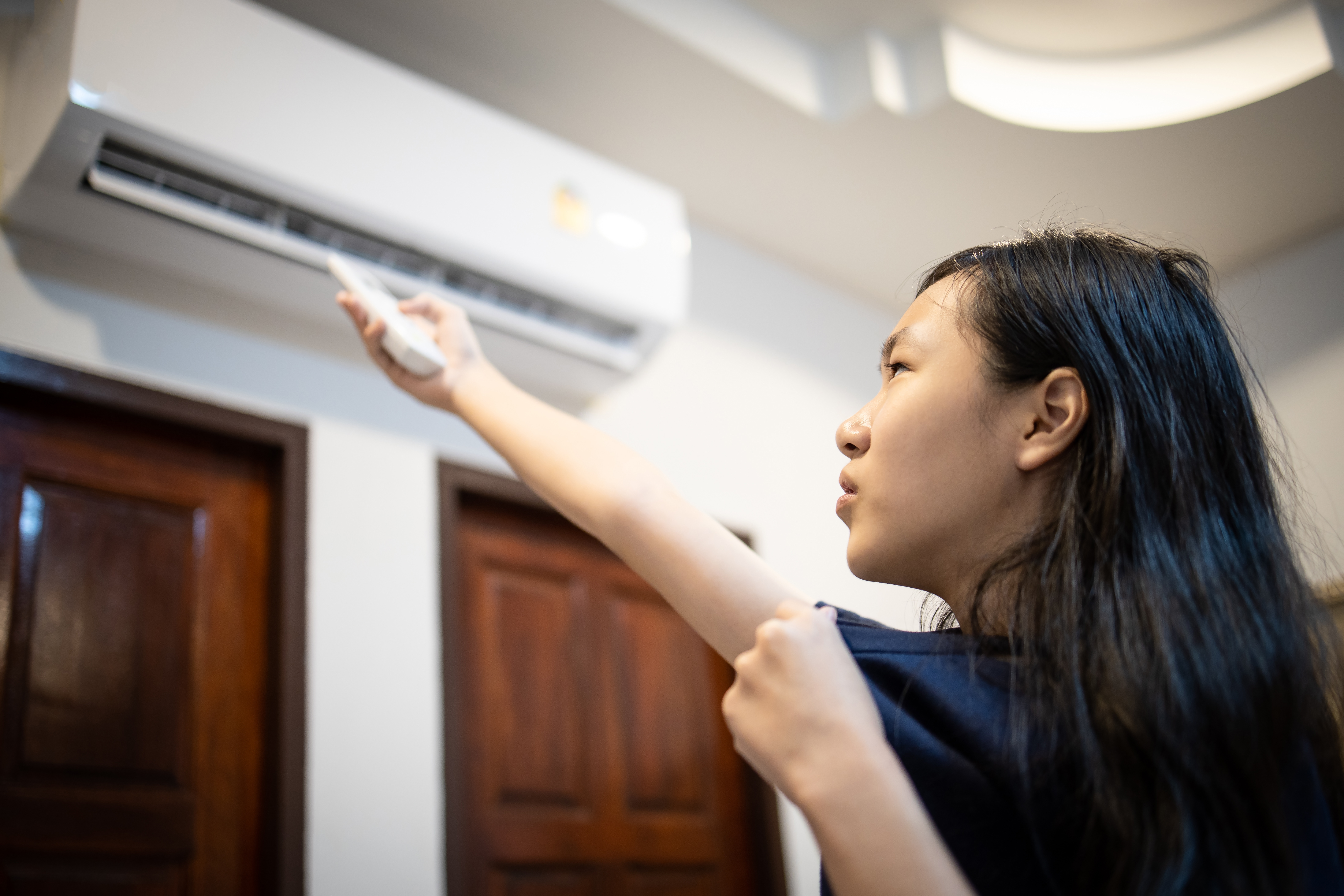Operating Air Conditioner With Remote Control