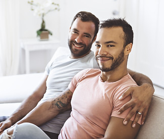 Couple at Home