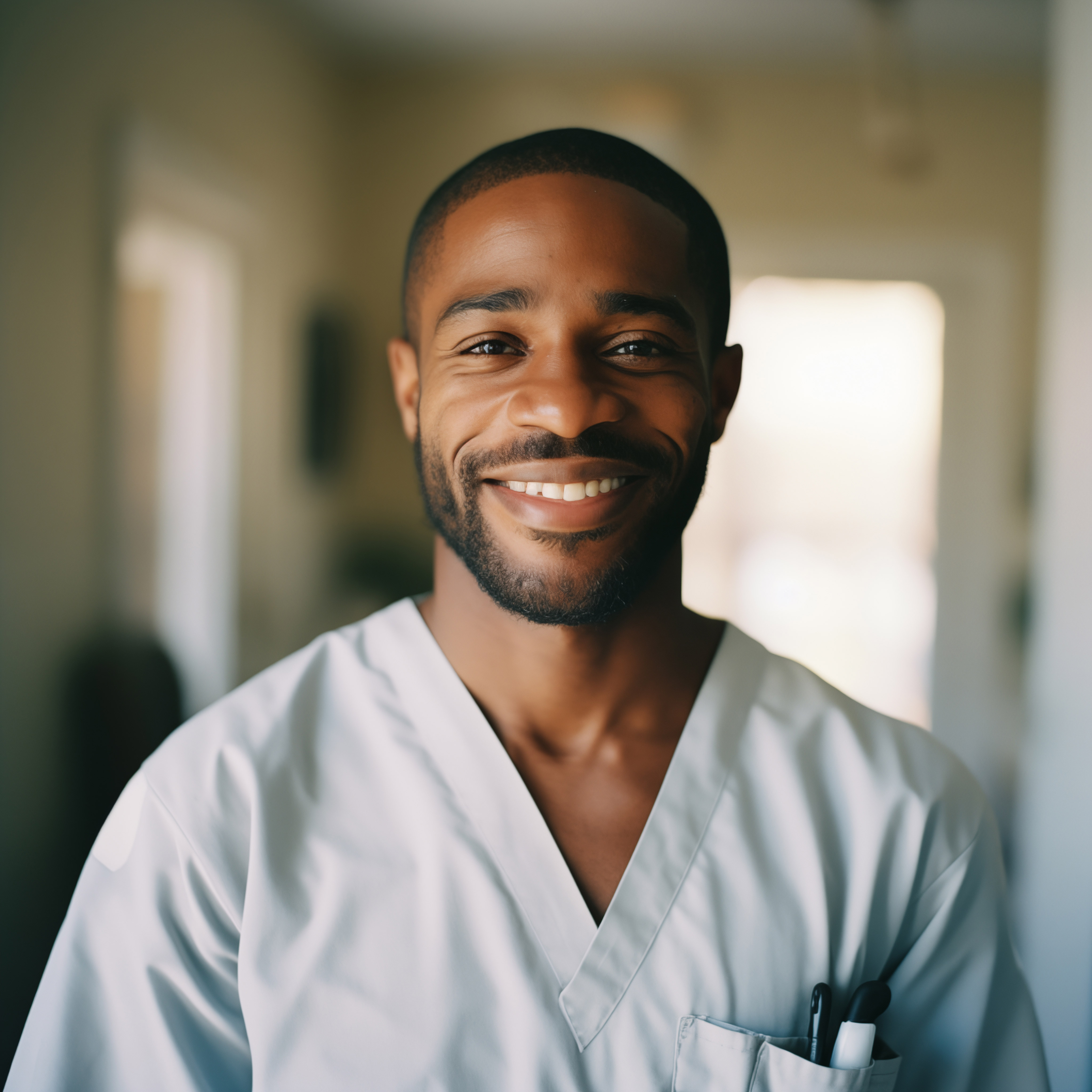 Smiling Healthcare Worker