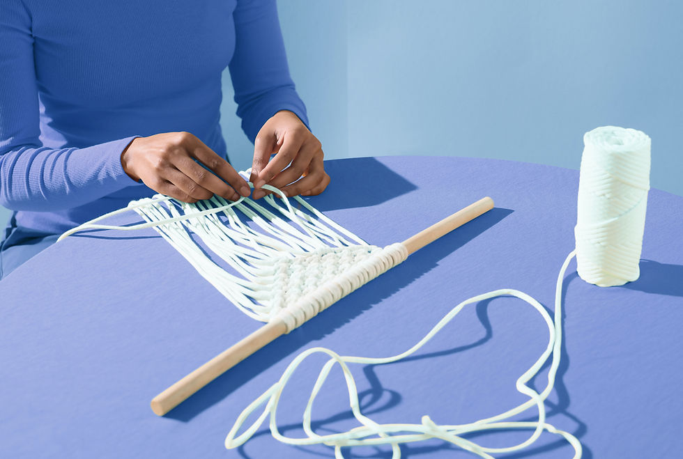Macrame Crafting Process