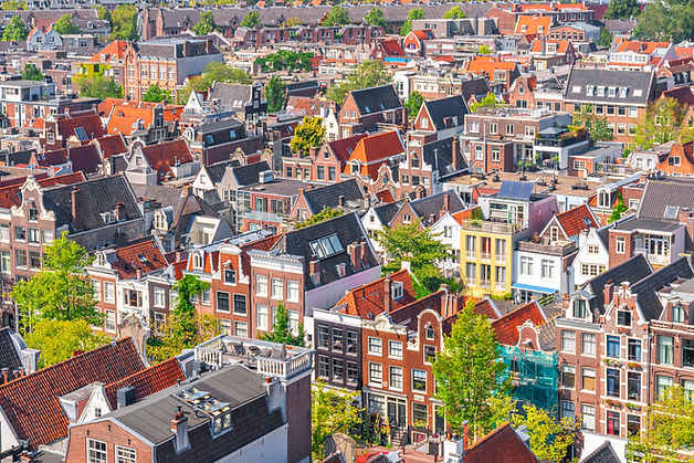 Stadsgezicht in Amsterdam