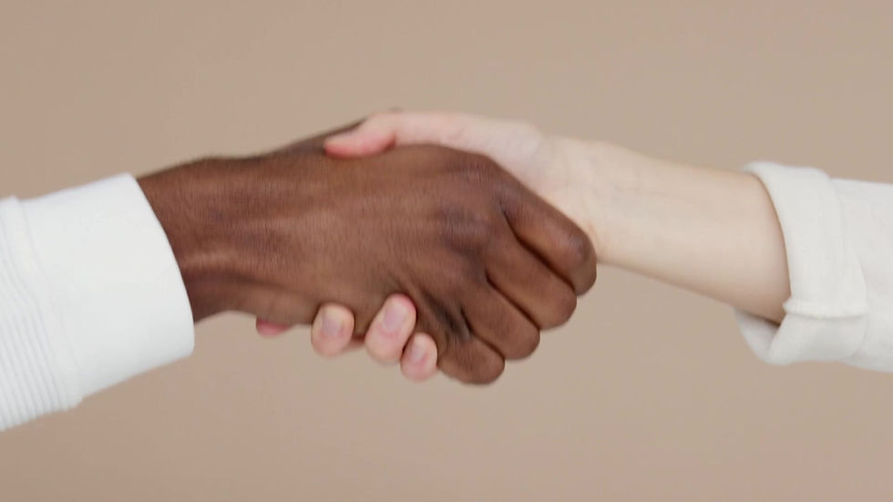 Handshake Close-Up Interaction