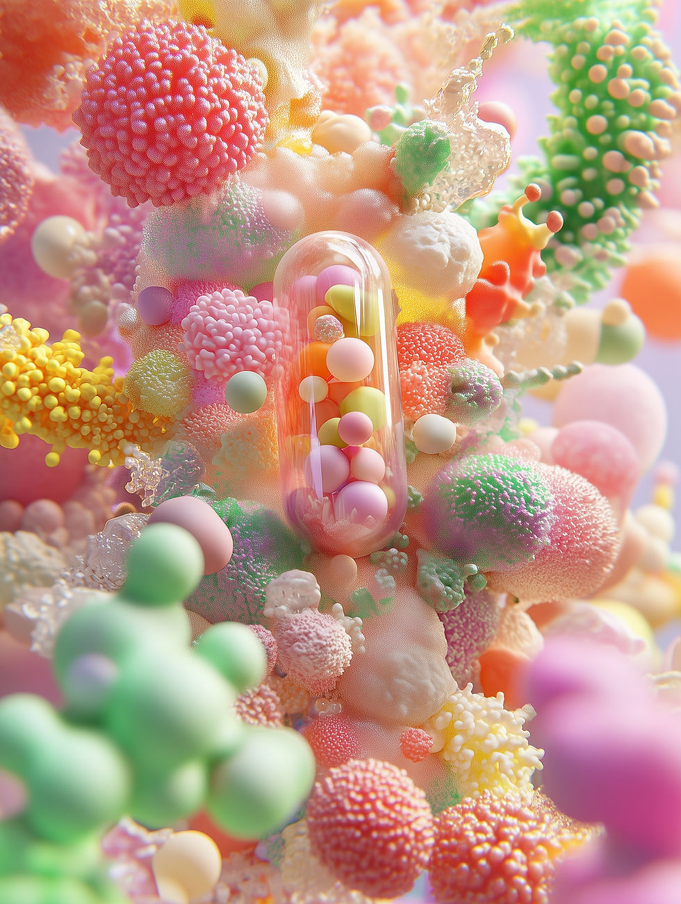 Красочная абстрактная композиция