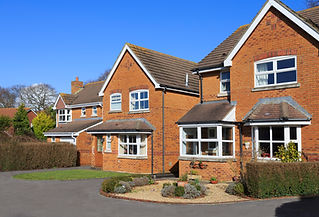 Modern suburban houses