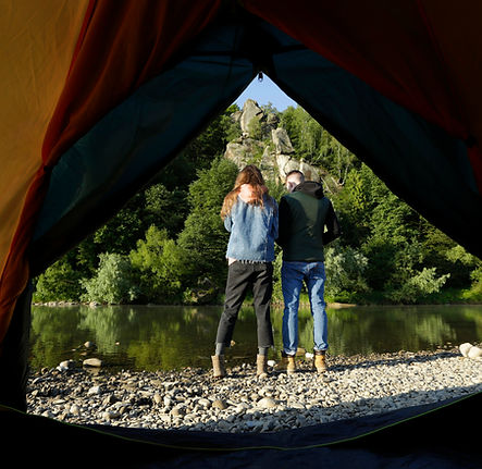 Camping dans la nature