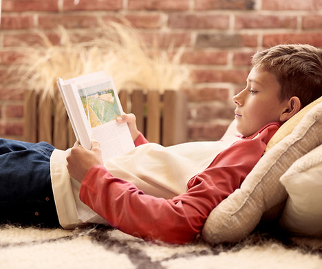 Boy Reading Book