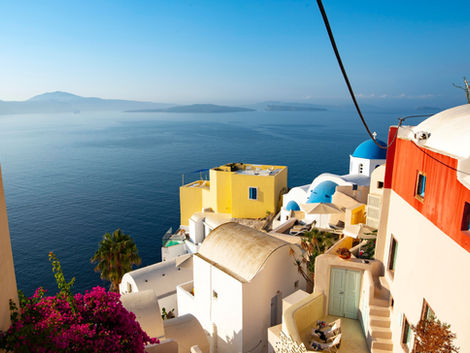 Você já ouviu falar da Caldera de Santorini?