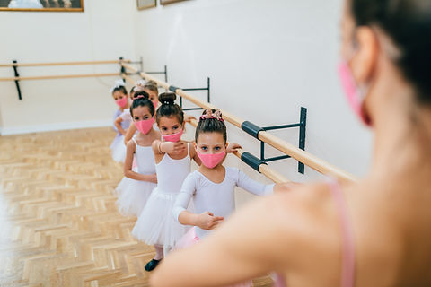 Ballet Class With Masks