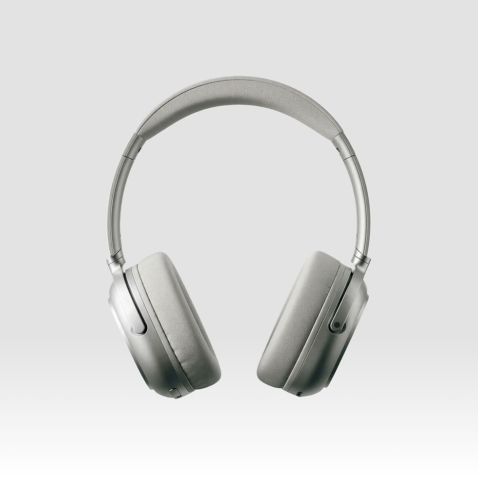Silver Headphones