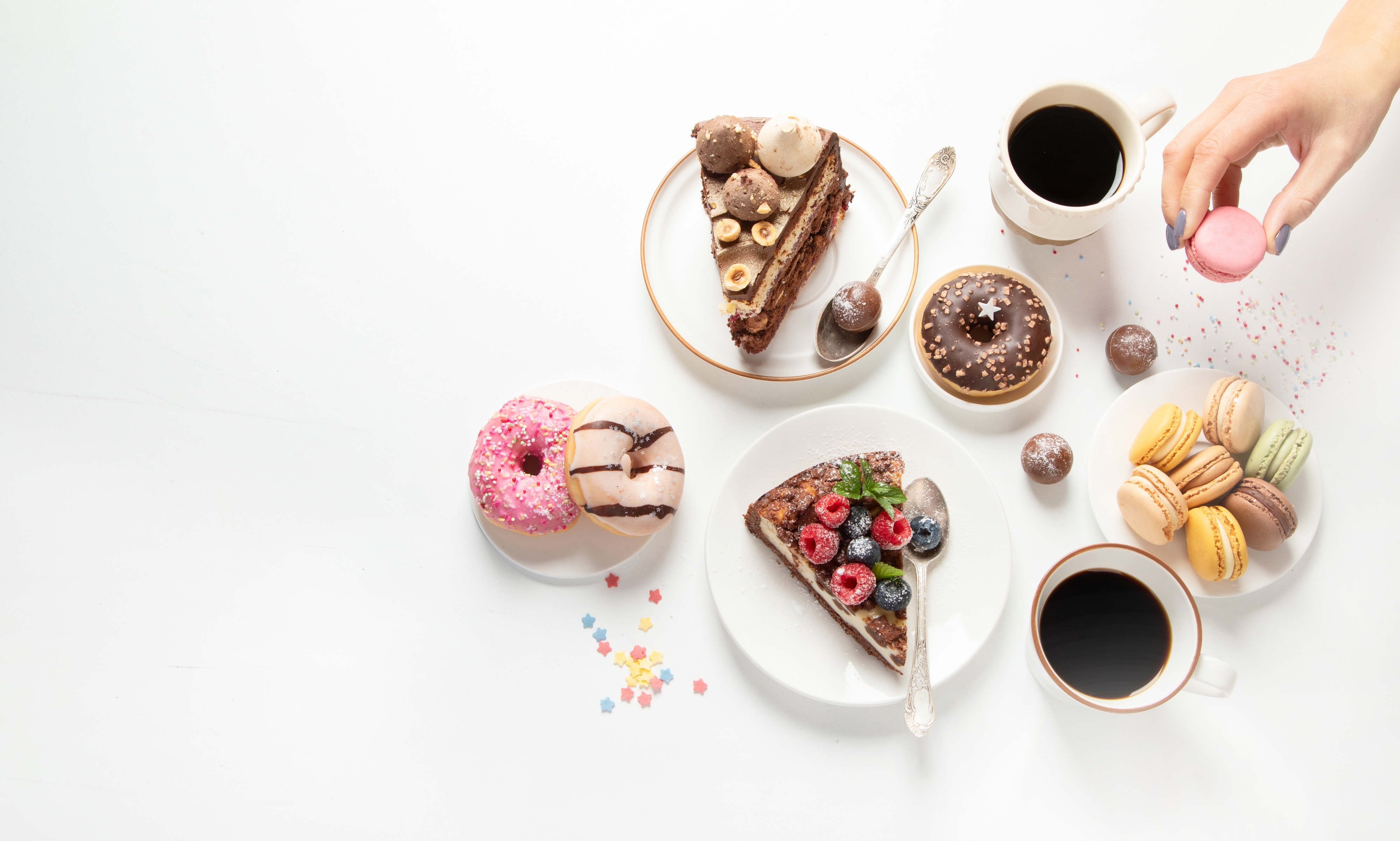 Arranged Food and Objects