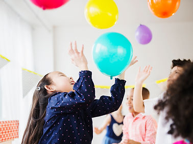 Kids Playing with Balloons