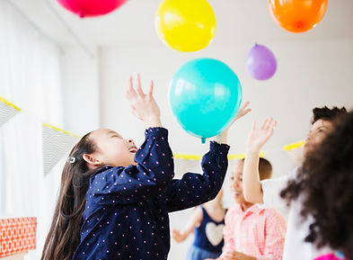 Kids Playing with Balloons