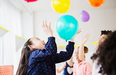 Kids Playing with Balloons