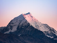 Sunrise Over Mountain
