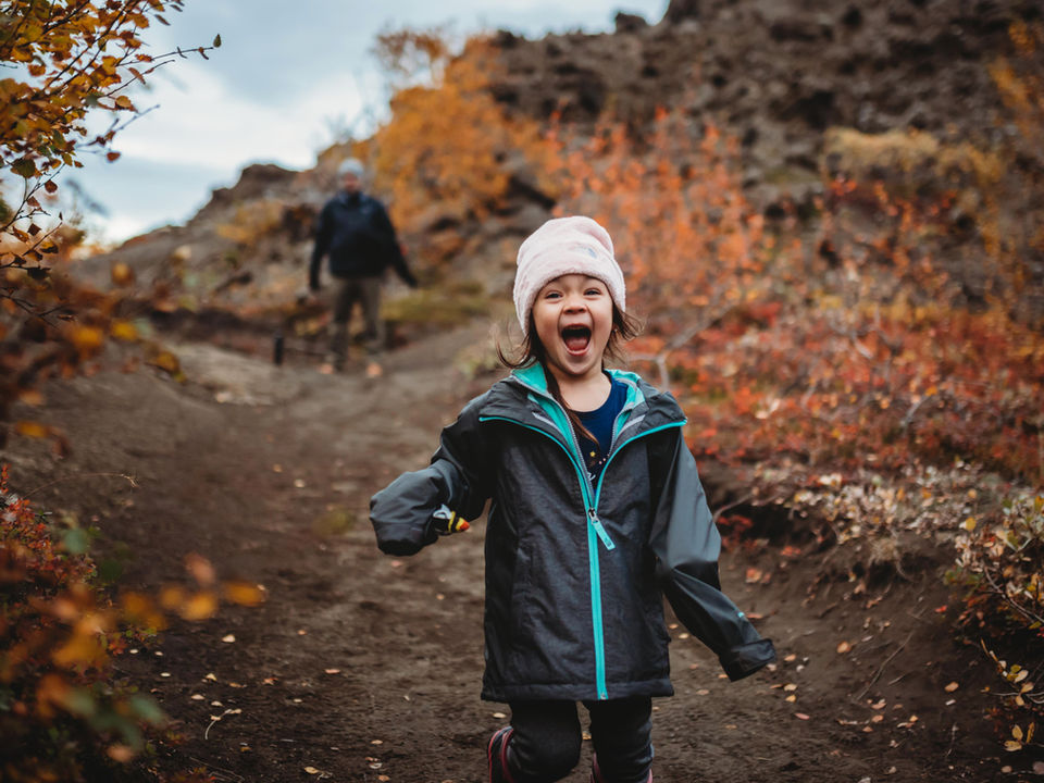 kid walking