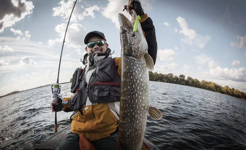 Angler With Large Fish