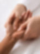 Hands in supportive gesture