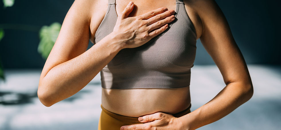 Concentration sur une posture méditative