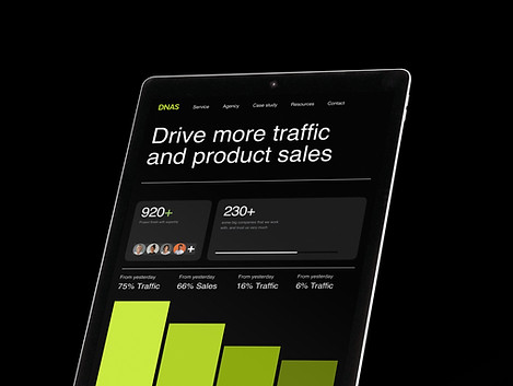 Datos de tráfico de la pantalla de la tableta