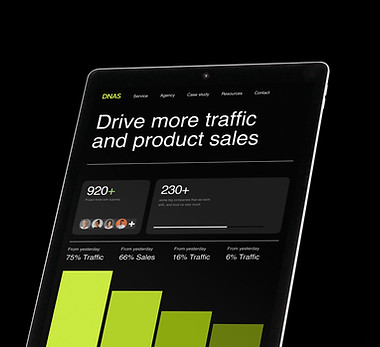 Marketing Dashboard Display