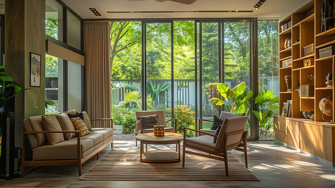 Modern Windows for a Living Room View