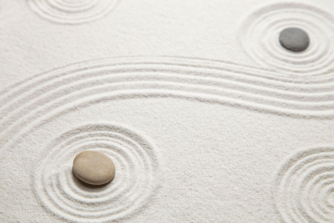 Zen Garden with Stones