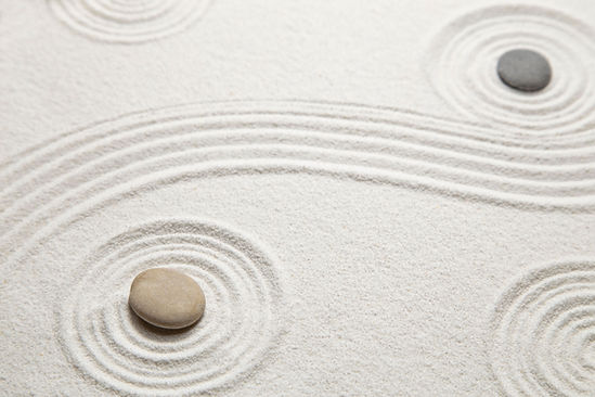 Zen Garden with Stones