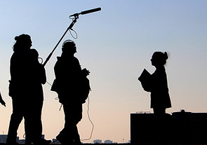 Filming at Dusk