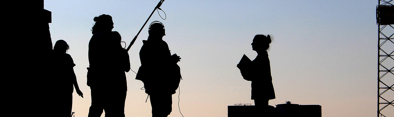 Filming at Dusk