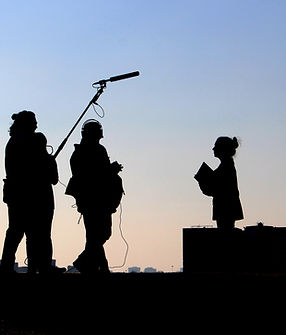 Filming at Dusk