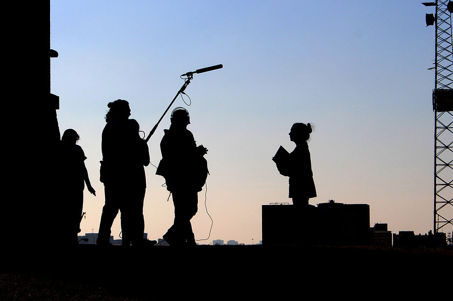 Silhouette Film Crew