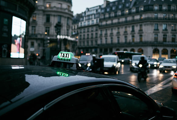 Taxi dans Paris