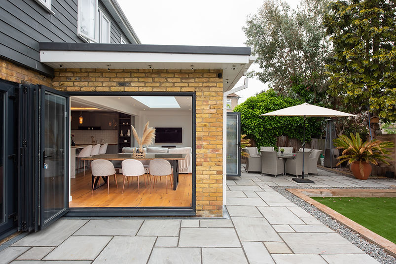 A general interior view of a Home extension