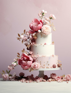 Floral Wedding Cake