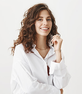 Woman in White Blouse