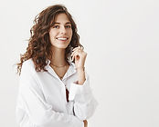 Woman in White Blouse