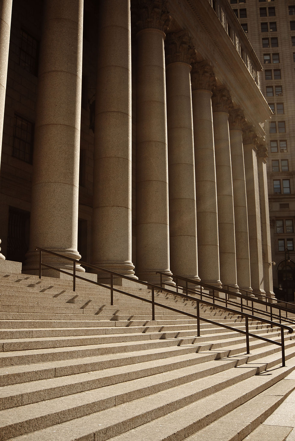 Entrée du bâtiment public