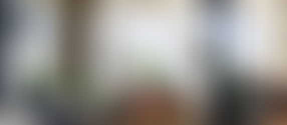 Stylish bathroom with a copper bathtub, dual sinks, and plants. Sunlight streams through the window, creating a serene atmosphere.